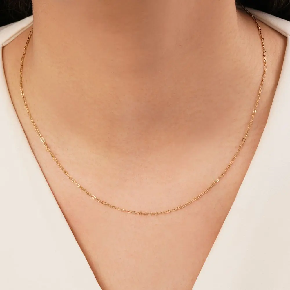 تصویر زنجیر فیگارو طلایی شوپینگ