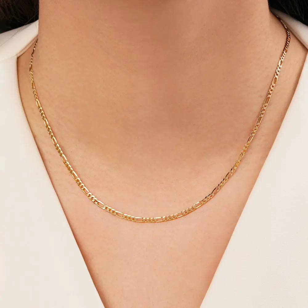 تصویر زنجیر فیگارو طلایی شوپینگ