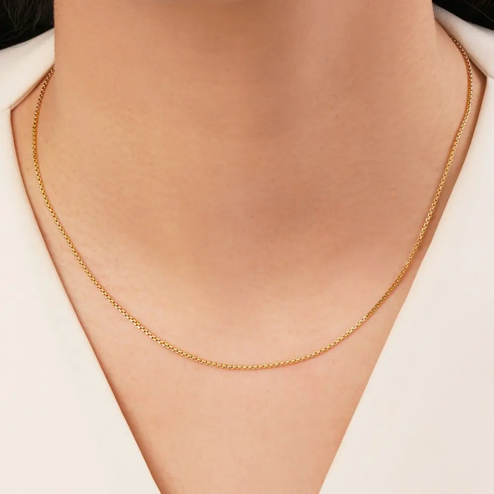 تصویر زنجیر ونزی طلایی شوپینگ 