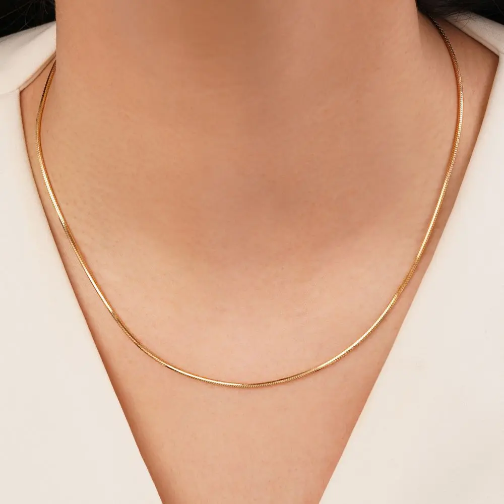 تصویر زنجیر ماری طلایی شوپینگ