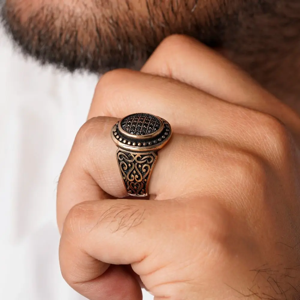 انگشتر طلاروس مردانه سایز 11