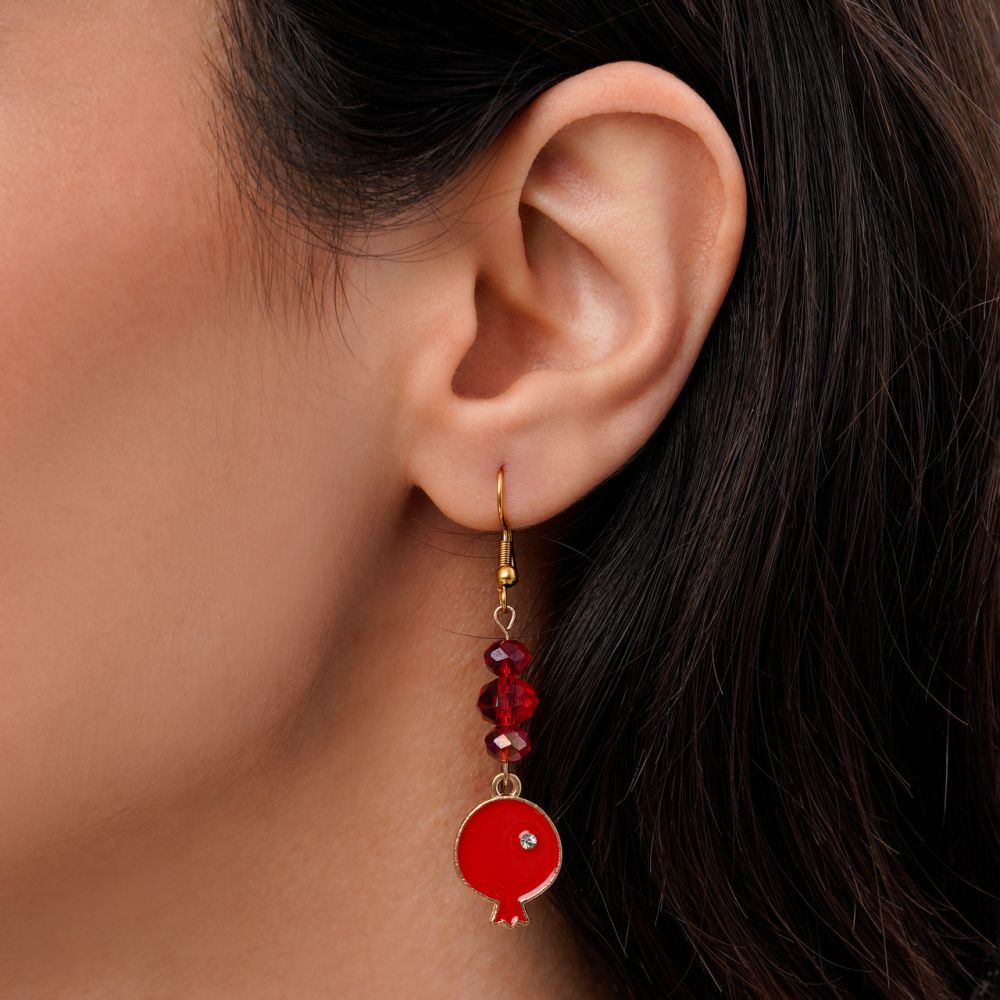 تصویر گوشواره مدال استیل