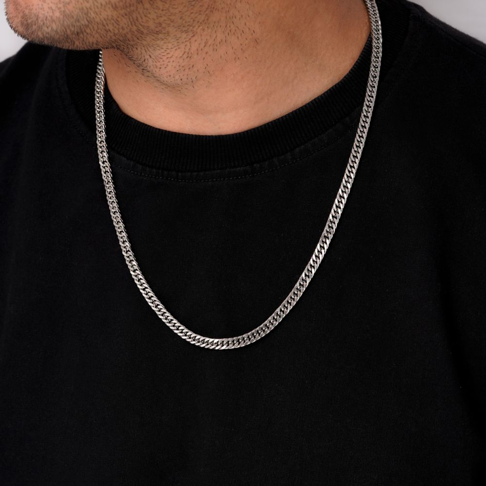 زنجیر استیل 304 کارتیر 5.4 میل سفید