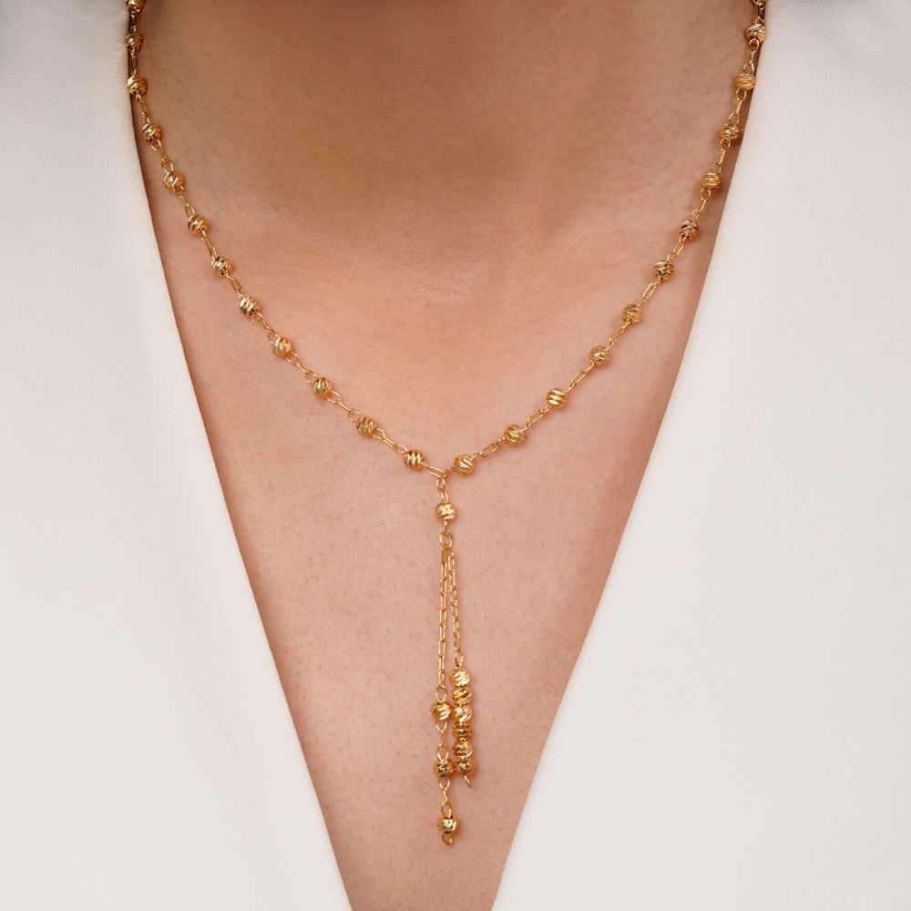 تصویر گردنبند آلبرنادو YSX طلایی 4 میل 