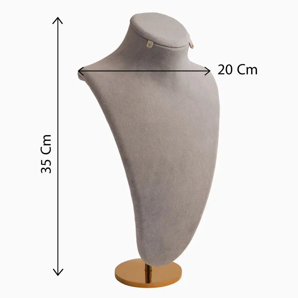 تصویر مانکن آیماه پایه استیل سایز 104 رنگ خاکستری