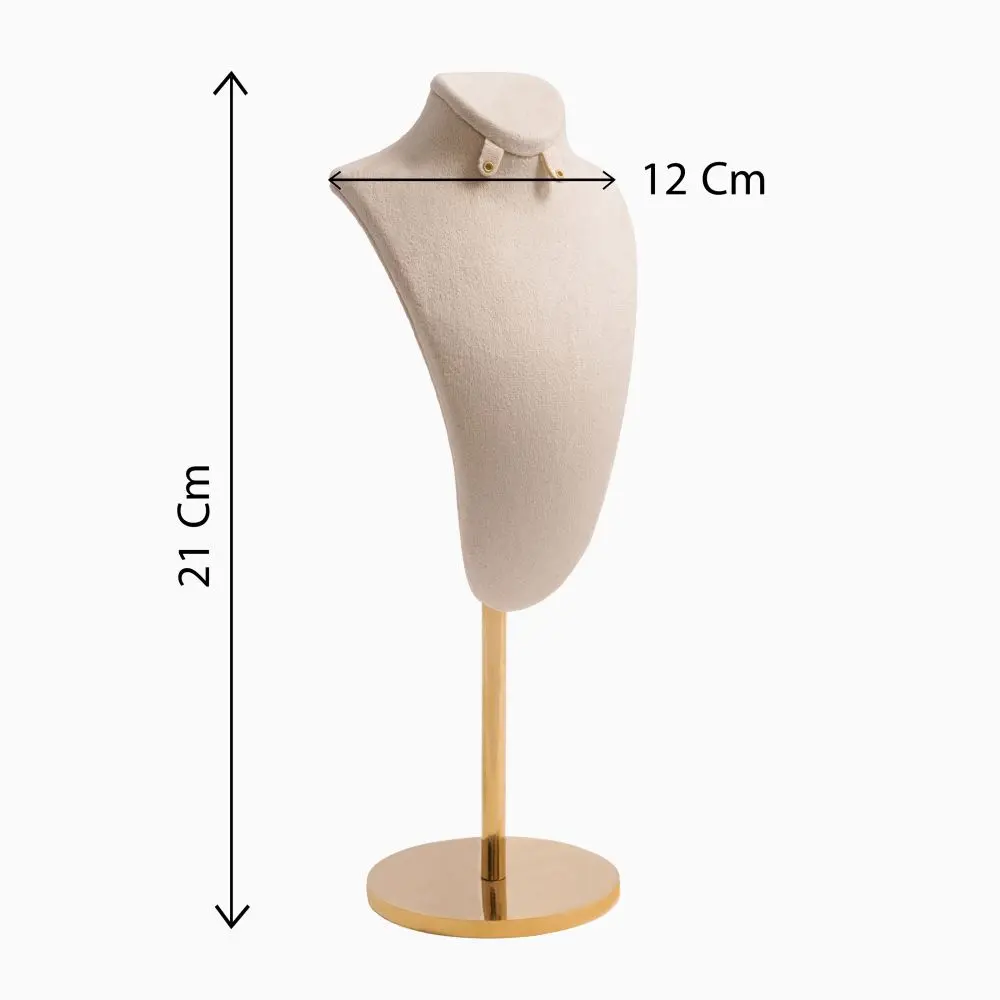 تصویر مانکن آیماه پایه استیل سایز 102 رنگ کرم