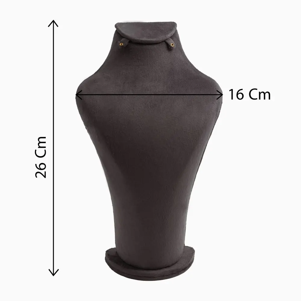 تصویر مانکن دل سایز 103 رنگ زغالی