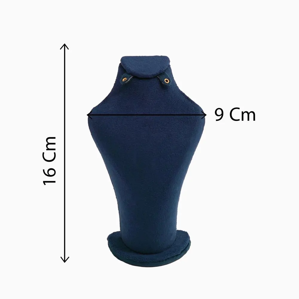 تصویر مانکن دل سایز 102 مخمل رنگ سورمه ای