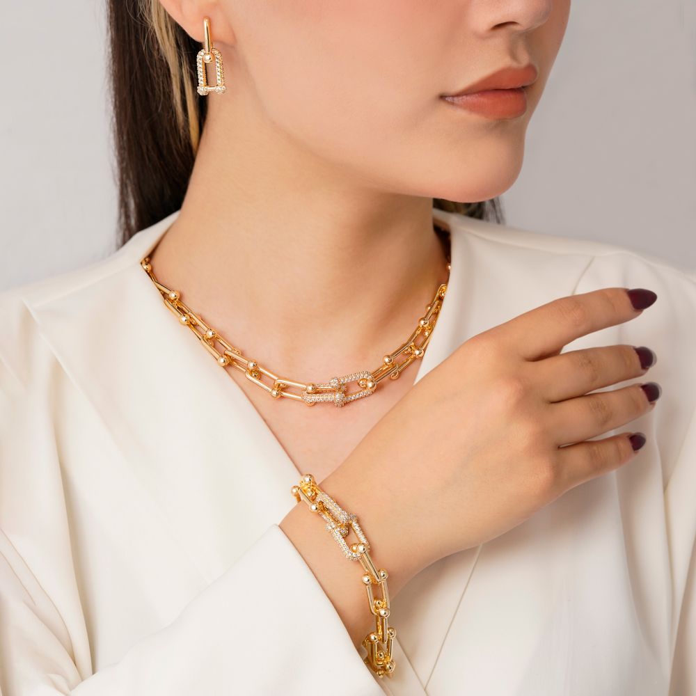 تصویر سرویس رادیوم تیفانی طلایی