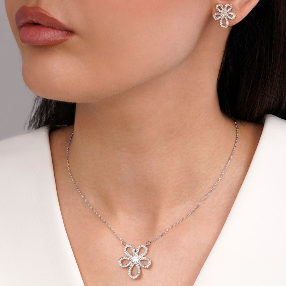 نیم ست Ysx پلاک دار سفید