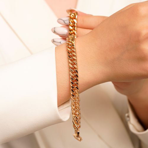دستبند شوپینگcartier کارتیر 8 میل طلایی