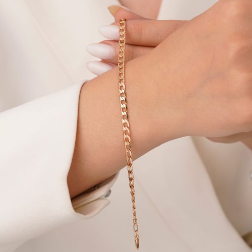 دستبند شوپینگ کارتیر 4.3 میل طلایی