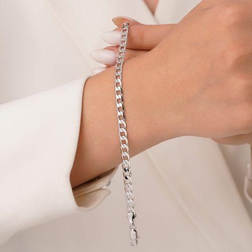 دستبند شوپینگ کارتیر5 میل سفید