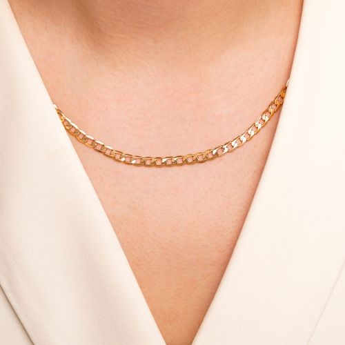 زنجیر شوپینگ Cartier کارتیر 4 میل طلایی