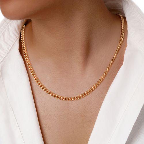 زنجیر شوپینگ کارتیر 5.2 میل طلایی