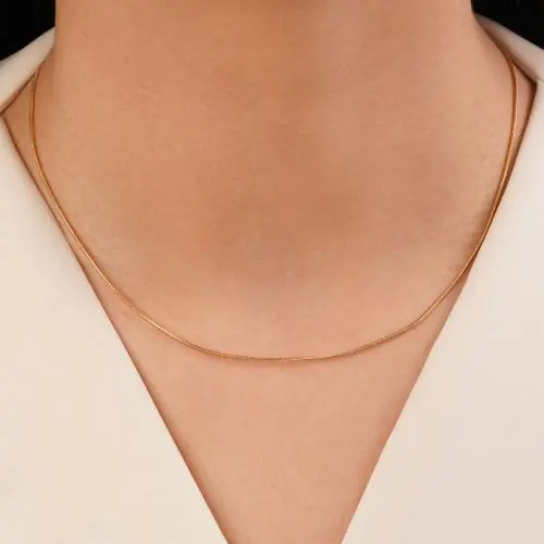 زنجیر ماری طلایی شوپینگ