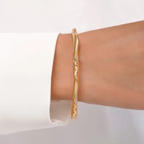 النگو فیوژن 5 میل سایز 5 طلایی ضمانتی