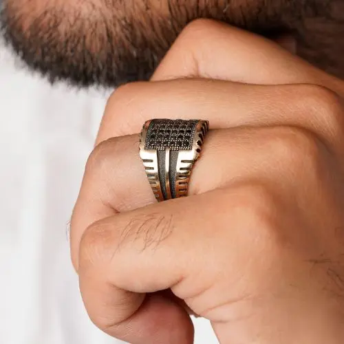 انگشتر طلاروس مردانه سایز 9