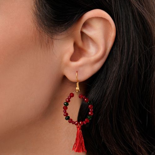 گوشواره کریستالی یلدایی