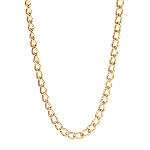 زنجیر استیل کارتیر 6 میل طلایی