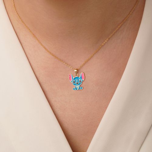 گردنبد YSXپلاک دار طلایی