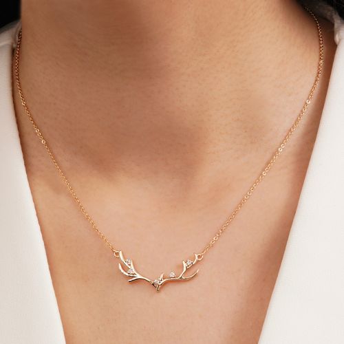 گردنبند شاخ گوزن  YSX طلایی