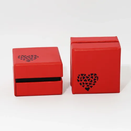 جعبه هارد باکس انگشتری قرمز 24 عددی