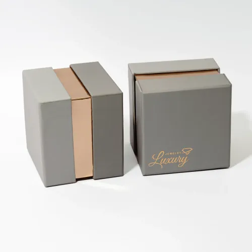 جعبه هارد باکس ساعتی طوسی 6عددی