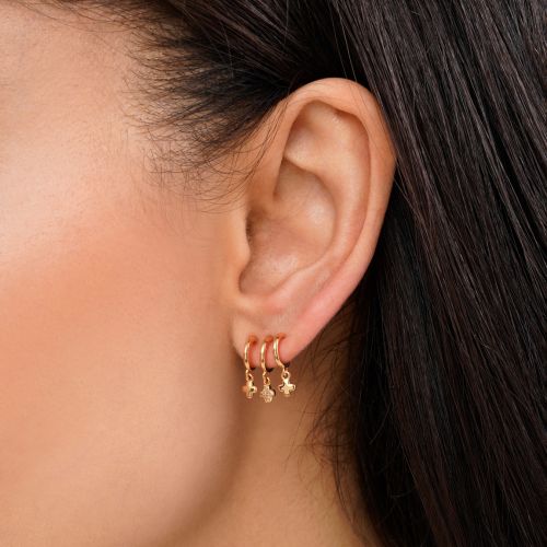 گوشواره Ysx حلقه ای ونکلیف طلایی