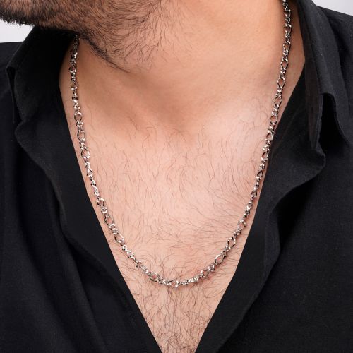 زنجیر استیل 304 تراش 5.7 میل سفید