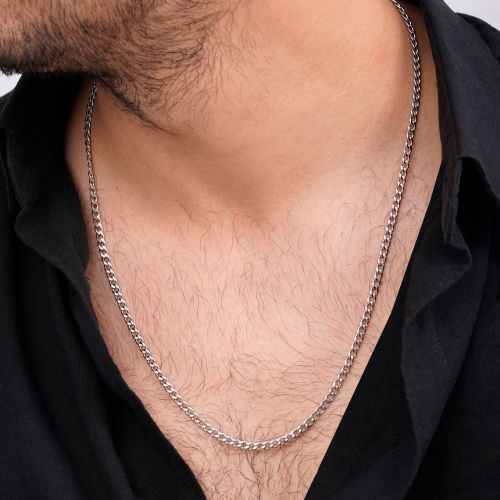 زنجیر استیل 304 کارتیر 3.7 میل سفید