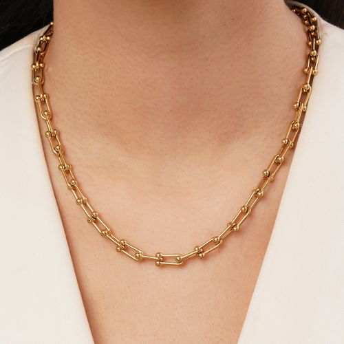 زنجیر استیل 304 تیفانی طلایی