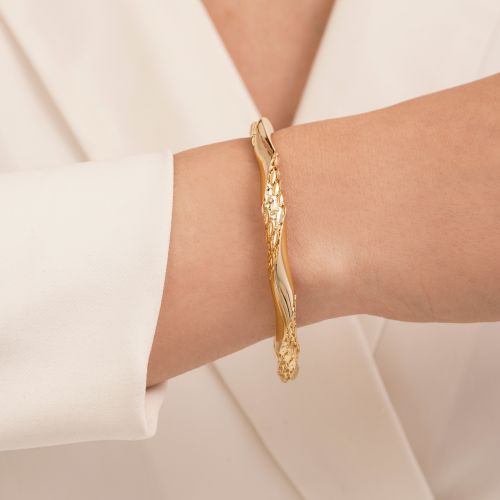 النگو فیوژن 6 میل سایز یک طلایی ضمانتی 