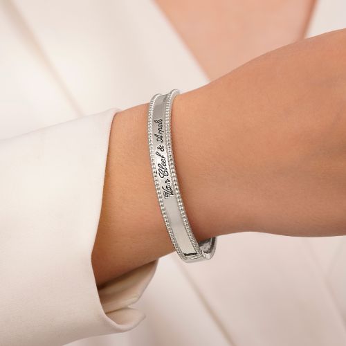 دستبند النگوییTRENDY ونکلیف طرح امضاء های کپی سفید