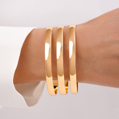 النگو YSX آینه ای 6 میل سایز 1 طلایی (بسته 3 عددی)