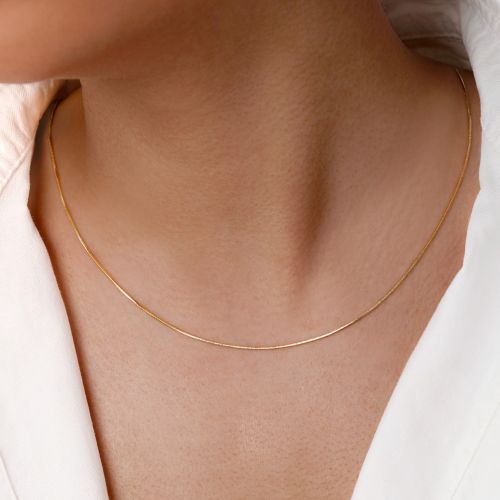 زنجیر شوپینگ ماری 0.9 میل طلایی