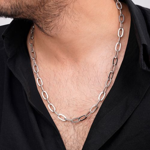 زنجیر استیل 304 حلقه ای 8.5 میل سفید