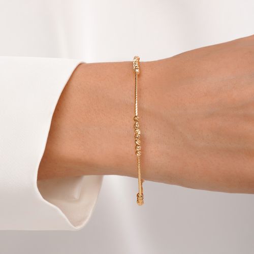 النگو YSX آلبرنادو مفتولی 3 میل طلایی(سایز4)