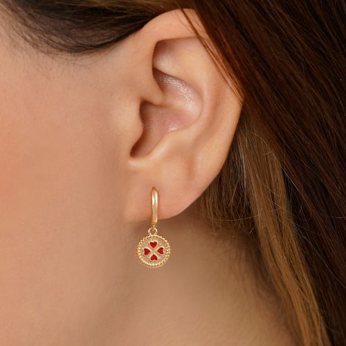 گوشواره Ysx آویزدار طلایی