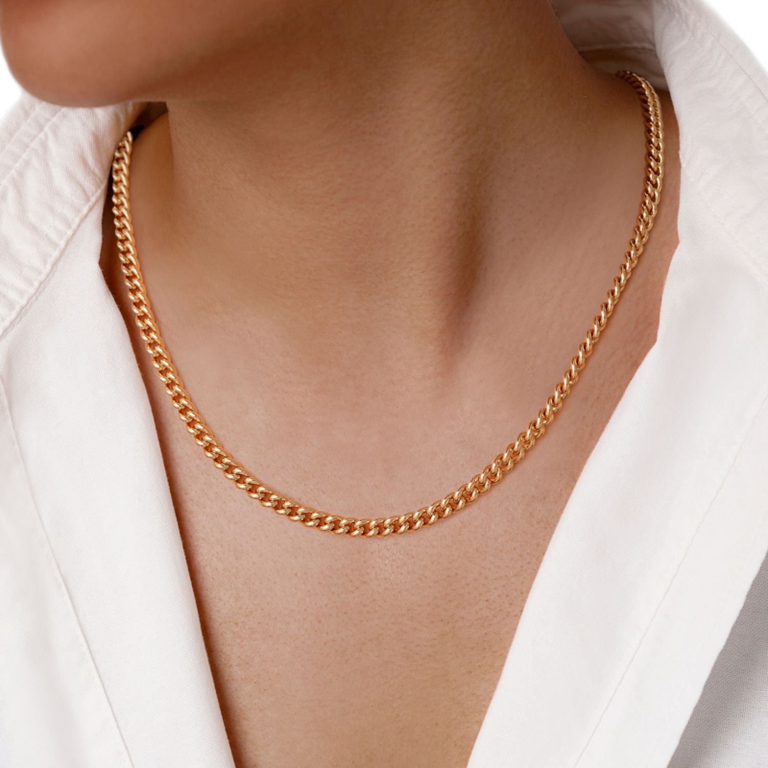 زنجیر شوپینگ کارتیر 5.2 میل طلایی