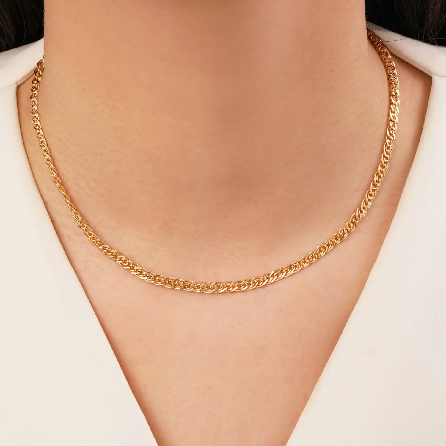 زنجیر کارتیر طلایی شوپینگ 