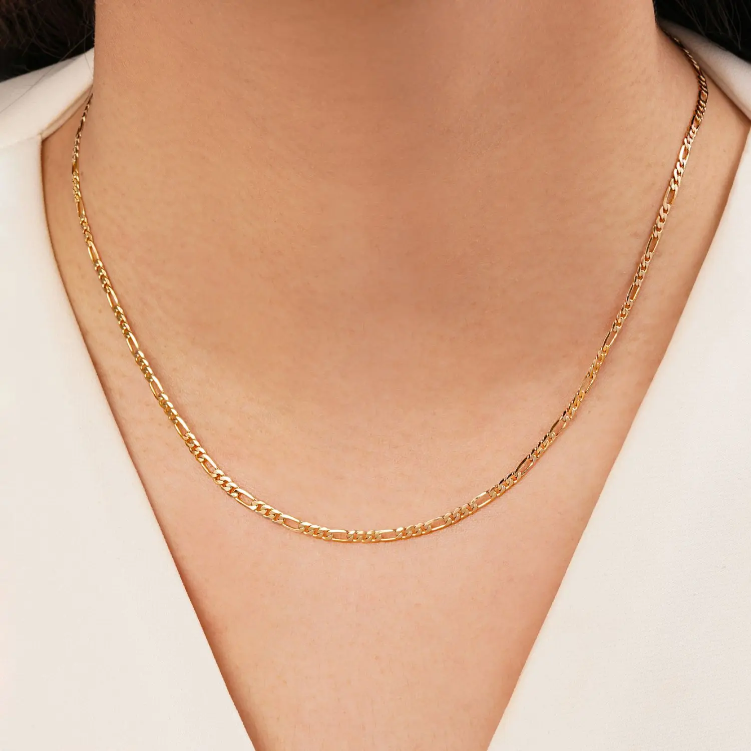 زنجیر فیگارو طلایی شوپینگ