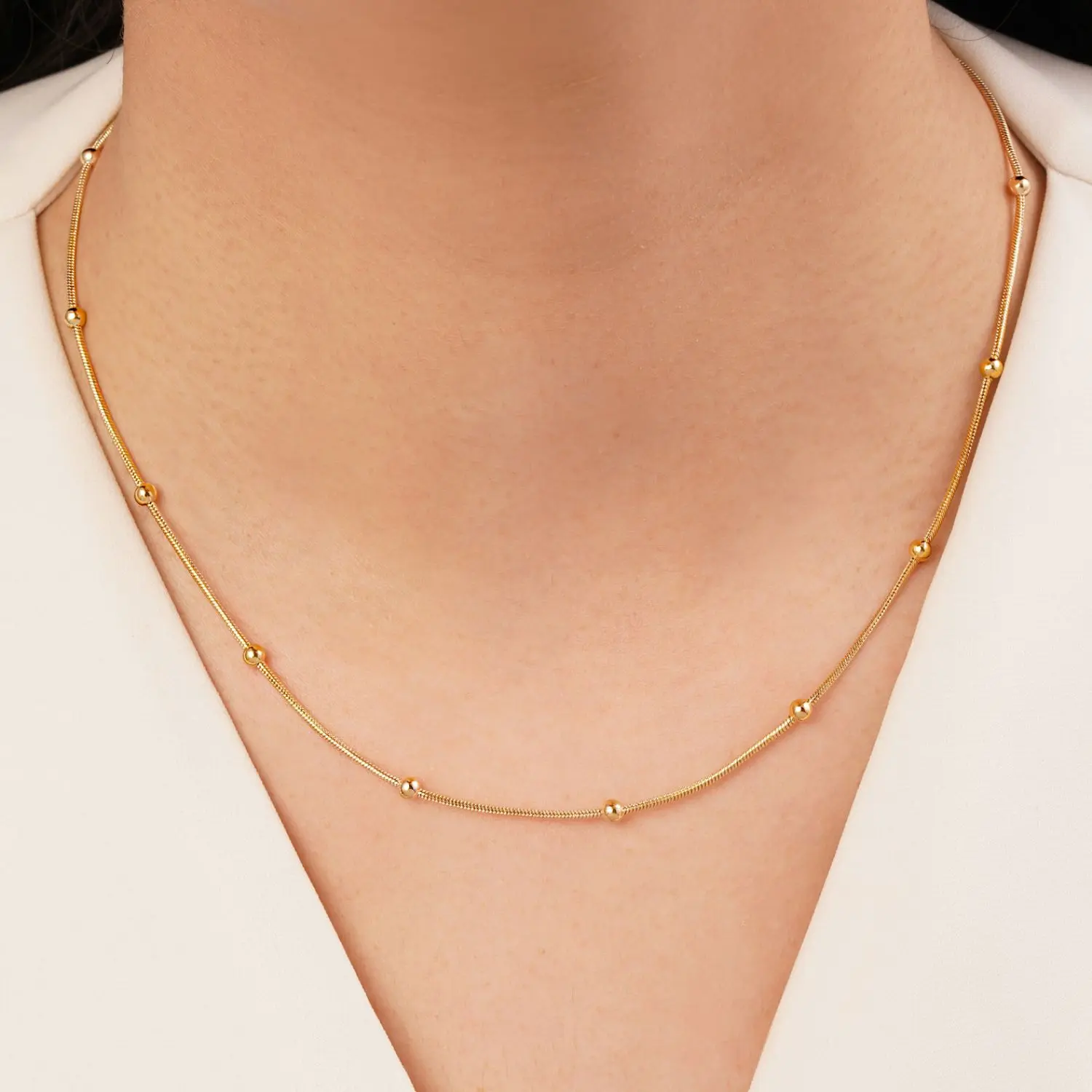 زنجیر ماری توپی طلایی شوپینگ