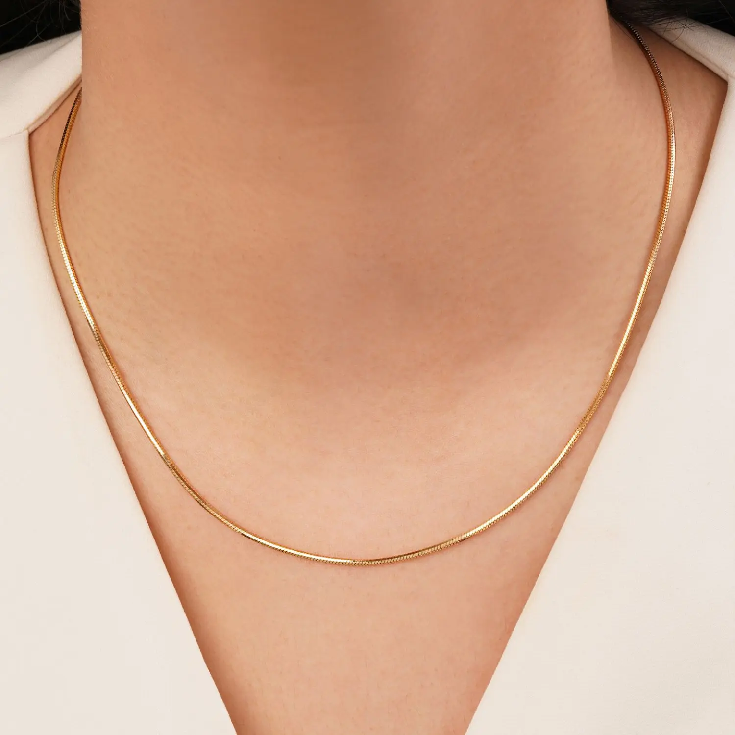 زنجیر ماری طلایی شوپینگ