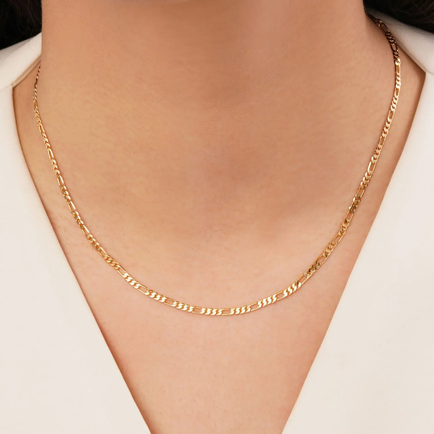 زنجیر فیگارو طلایی شوپینگ 