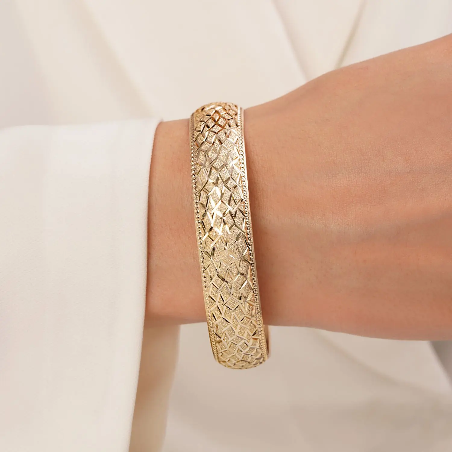 النگو 1.5 سانت زنانه سایز 3 ضمانتی طلایی 