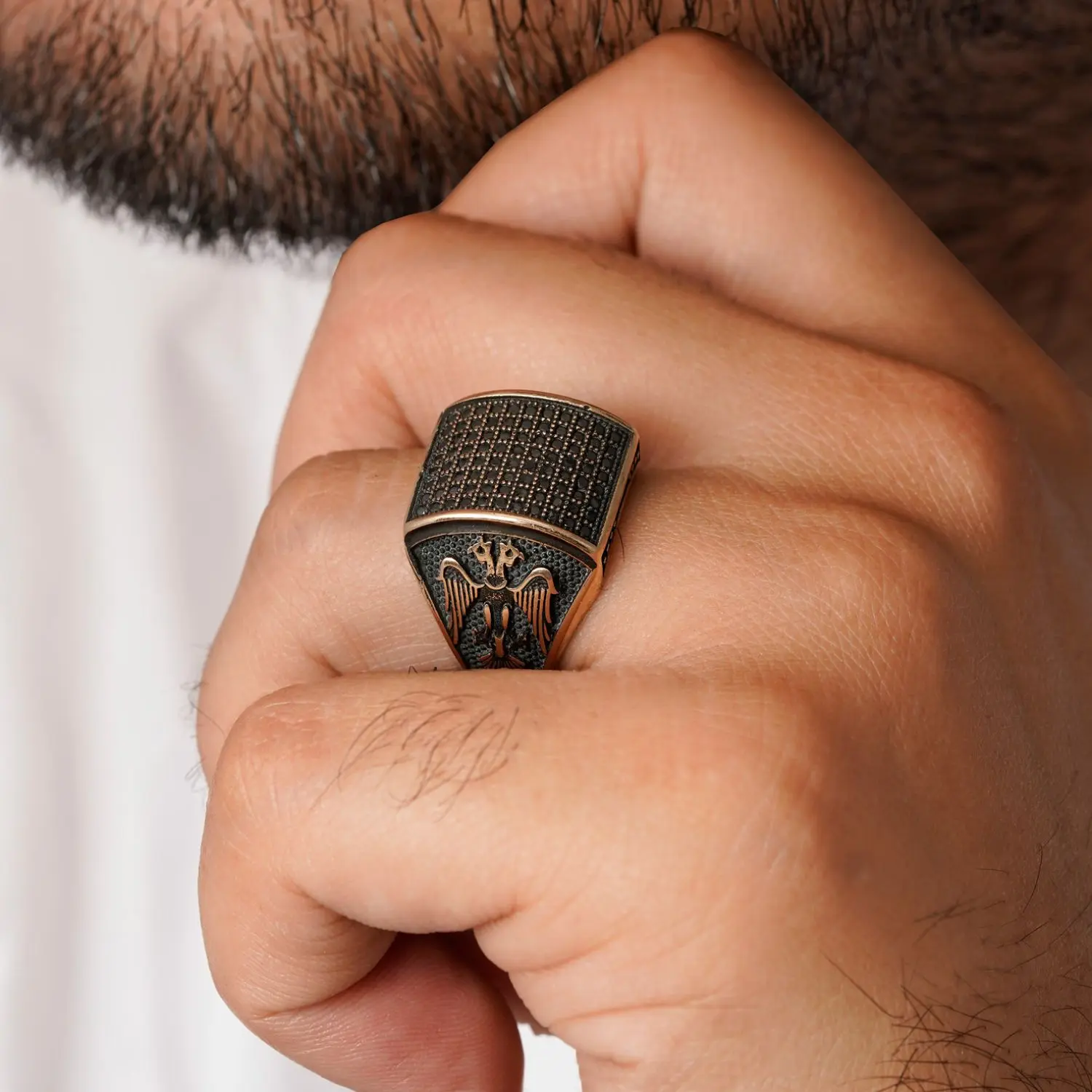 انگشتر طلاروس مردانه سایز 10