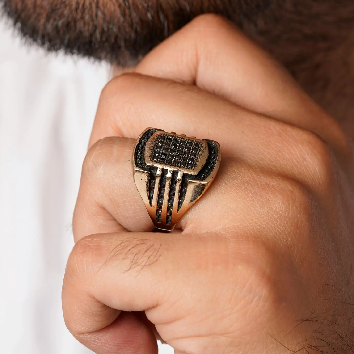 انگشتر طلاروس مردانه سایز 10