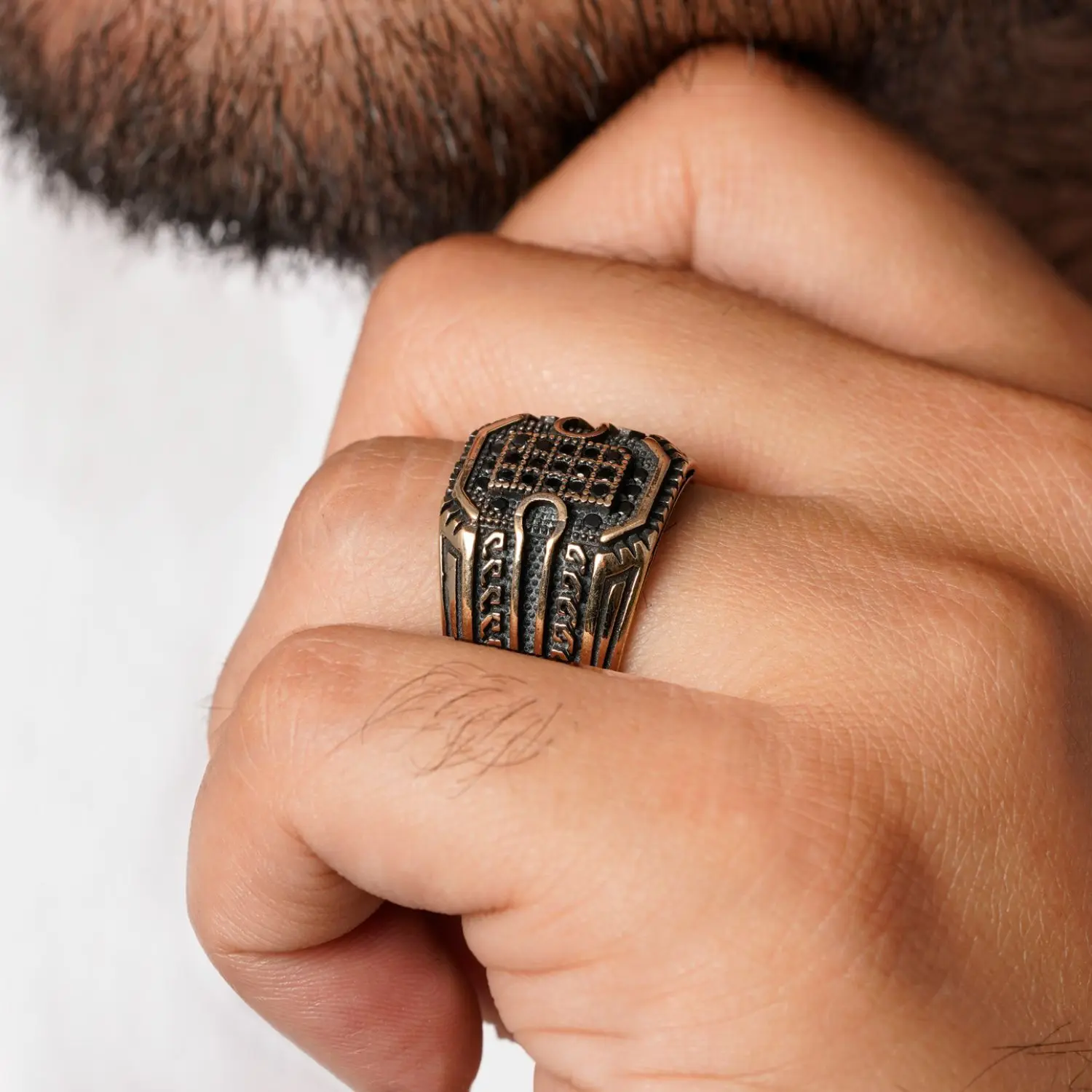 انگشتر طلاروس مردانه سایز 9