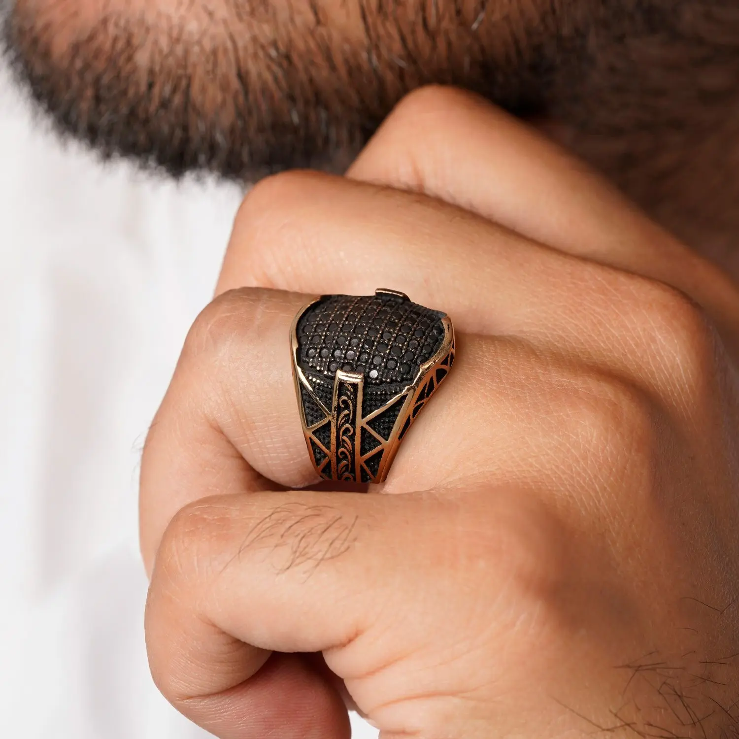 انگشتر طلاروس مردانه سایز 10